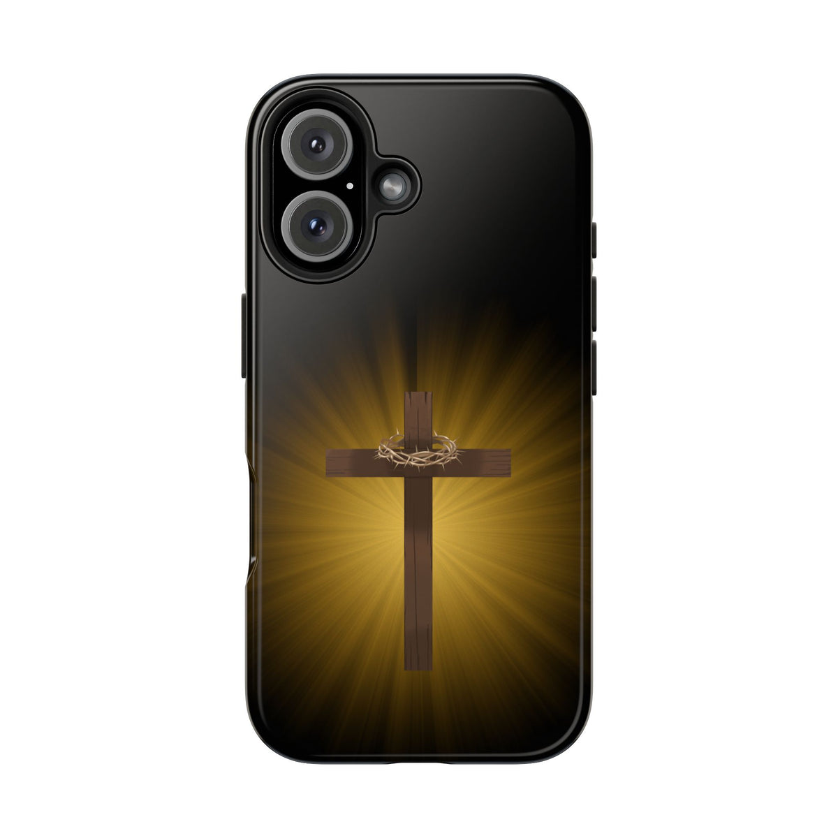 Cross and Crown of Thorns Phone Case