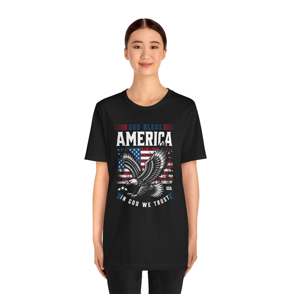 God Bless America with Eagle T-Shirt