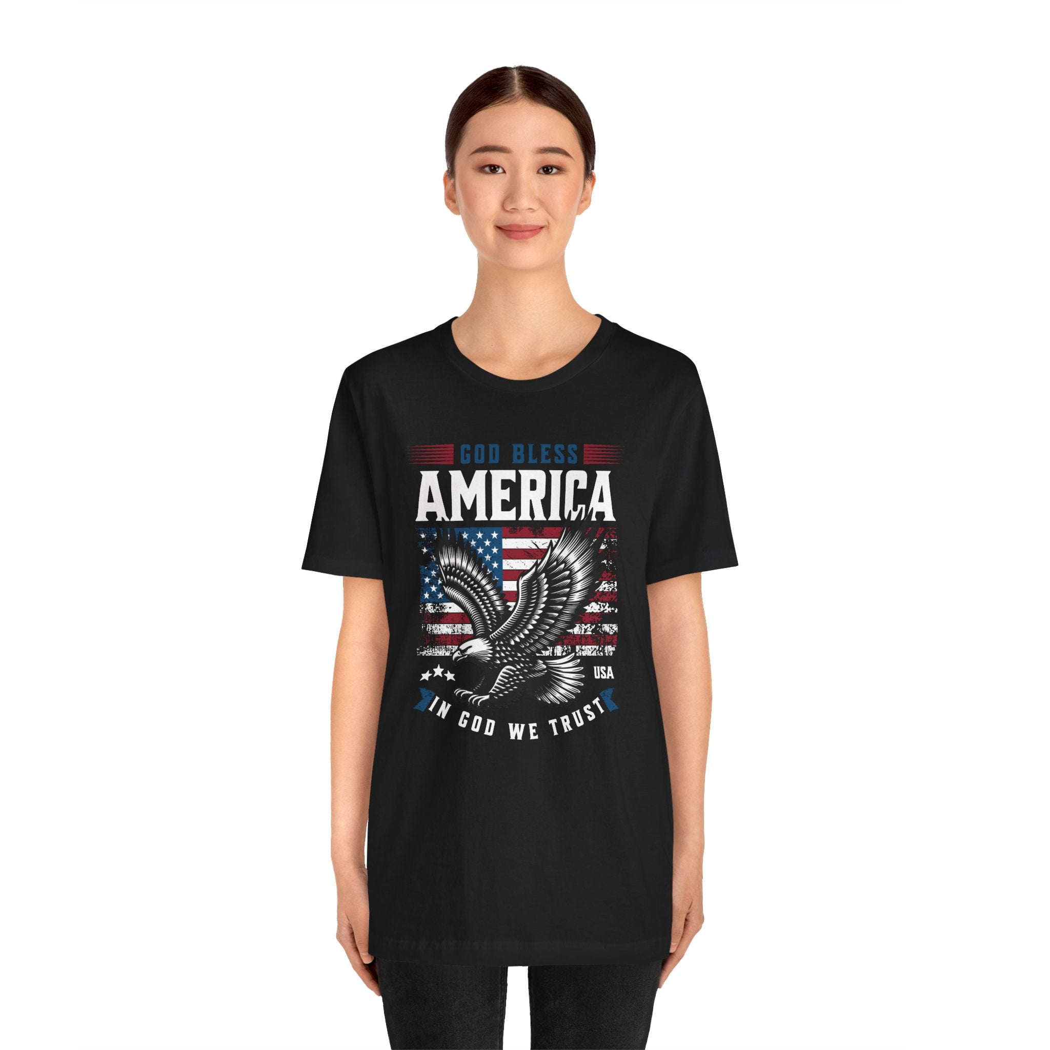 God Bless America with Eagle T-Shirt