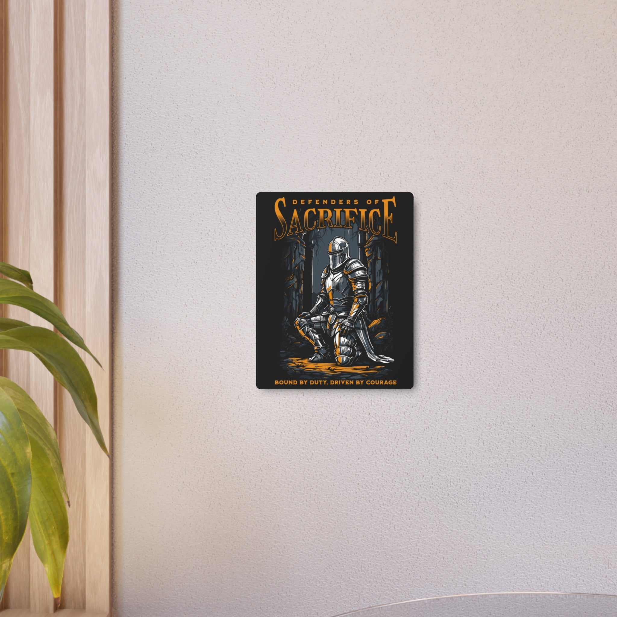 "Defenders of Sacrifice" Knight Wall Art