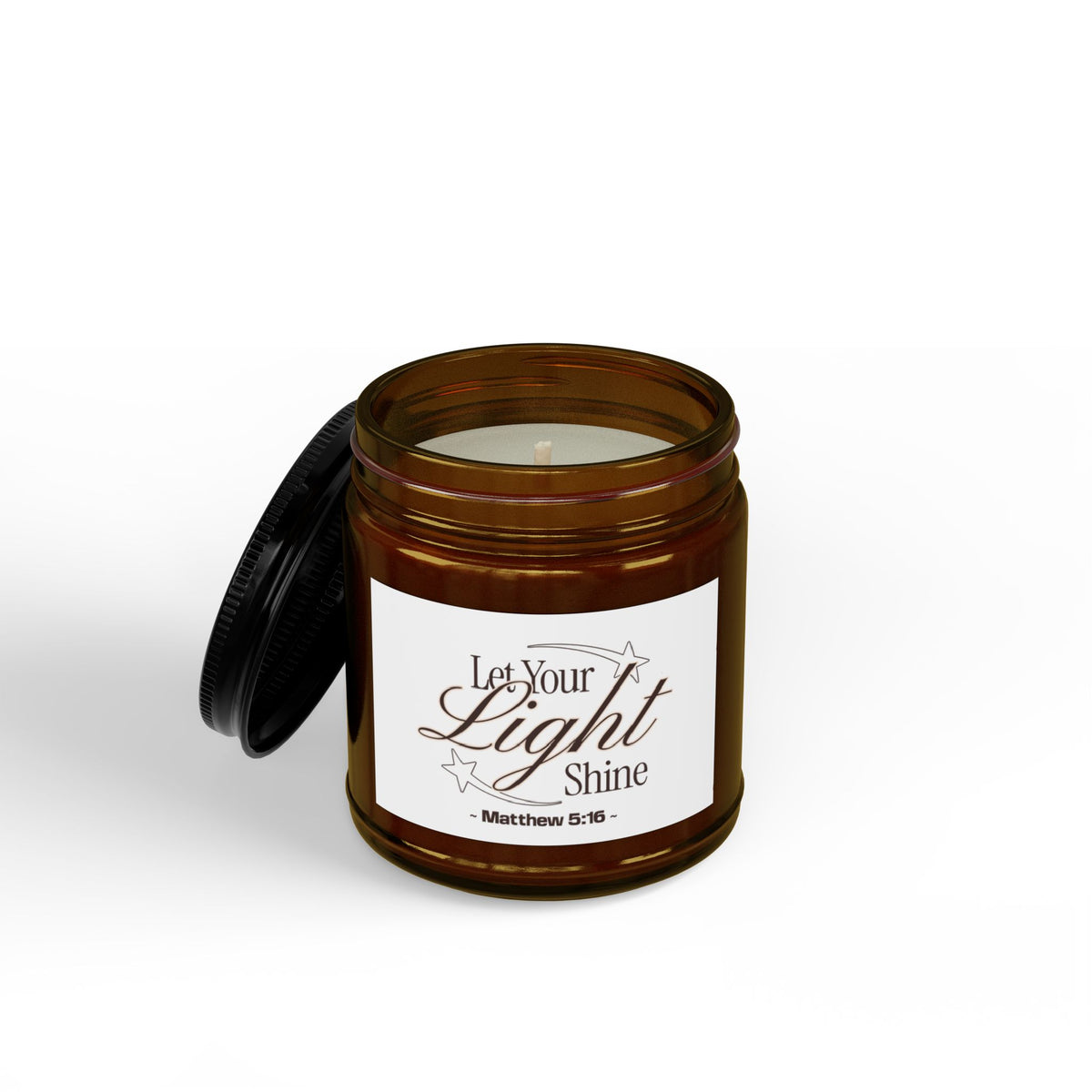 Let Your Light Shine Soy Candle (4oz & 9oz) (Matthew 5:16)