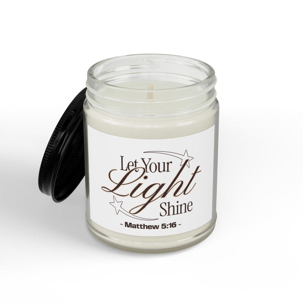 Let Your Light Shine Soy Candle (4oz & 9oz) (Matthew 5:16)