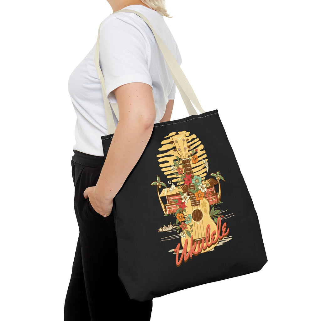 Ukulele Retro Tote Bag