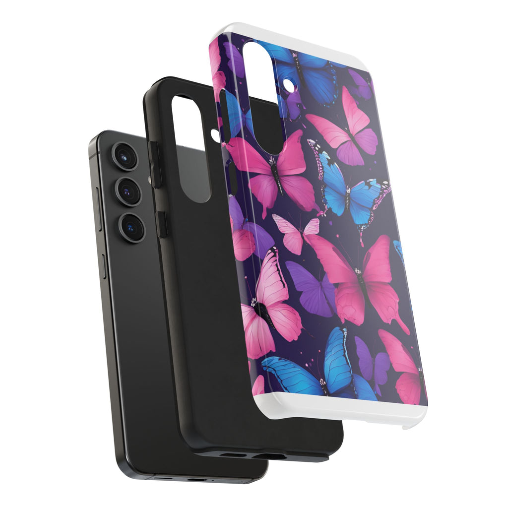 Butterfly Phone Case (Pink,Purple and Blue)