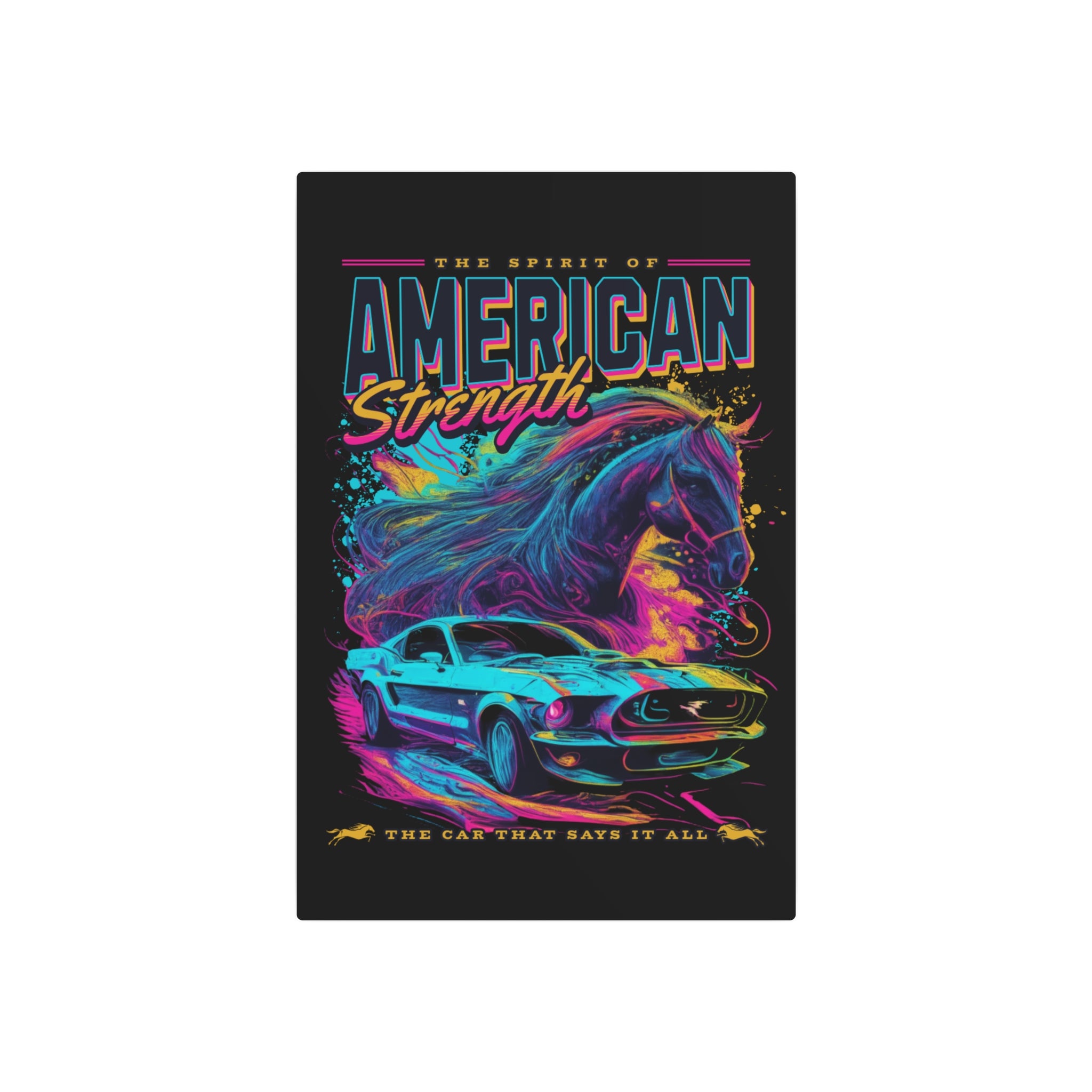 'The Spirit of American Strength' Vintage Wall Art