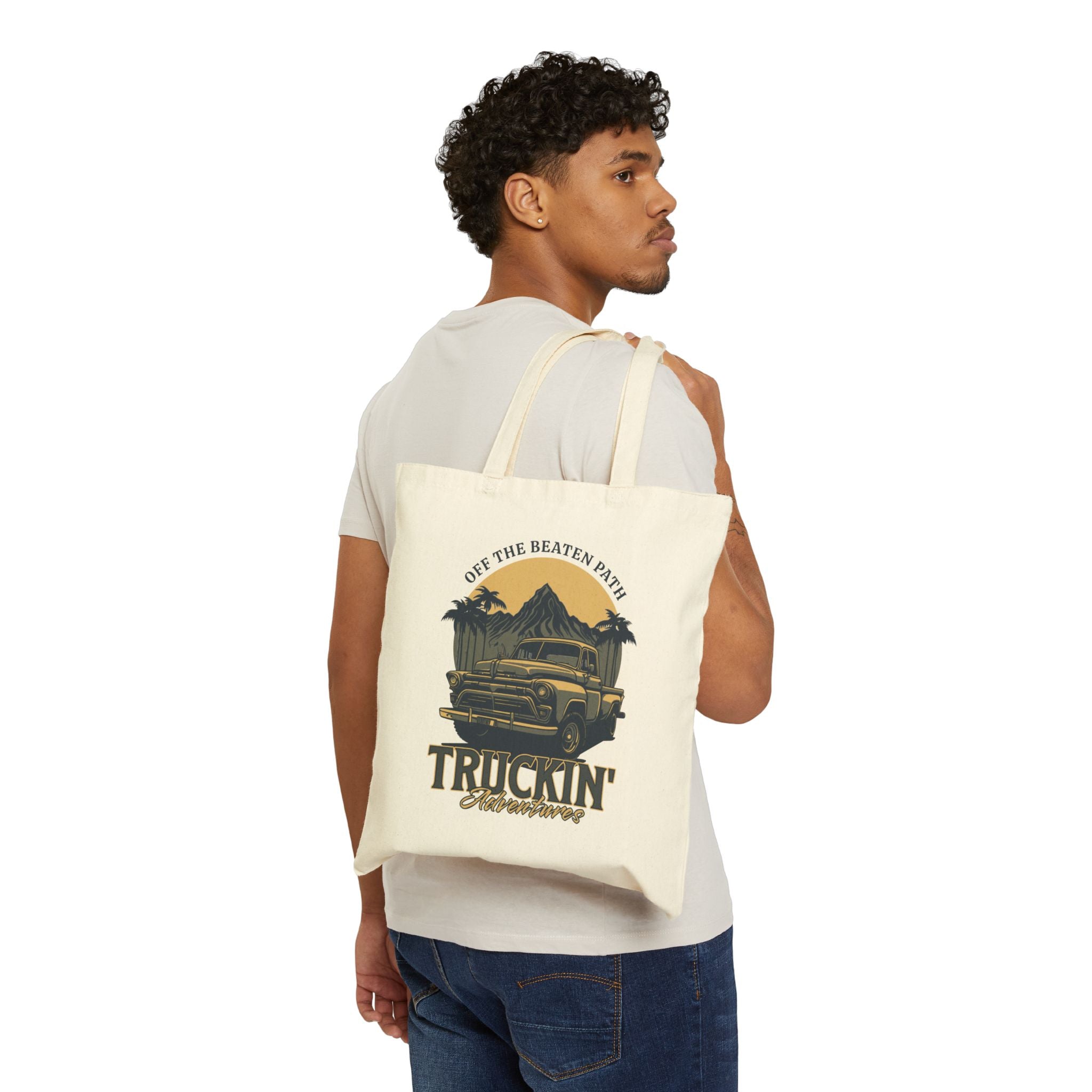 Truckin' Adventures Cotton Tote