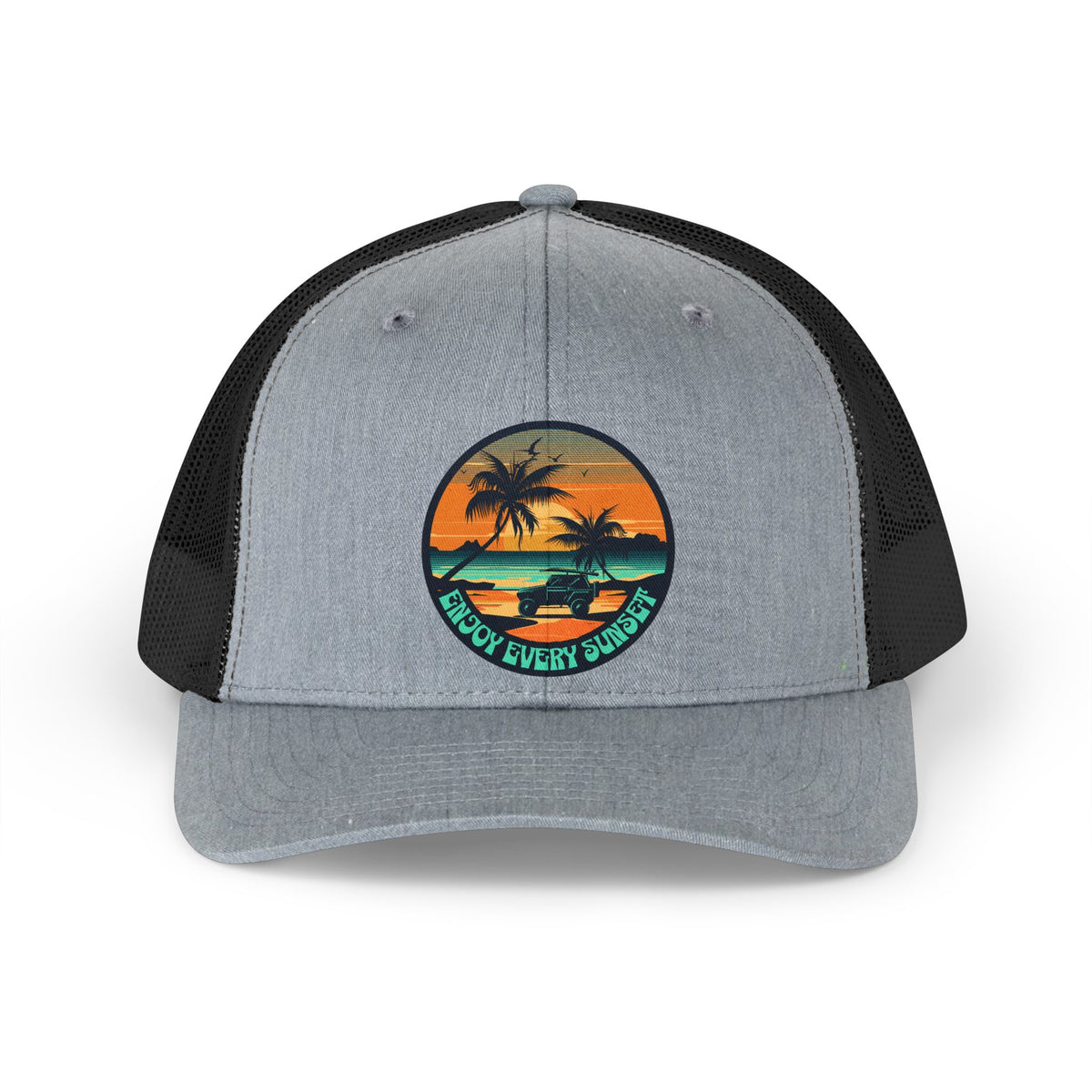"Enjoy Every Sunset" Vintage Design Hat