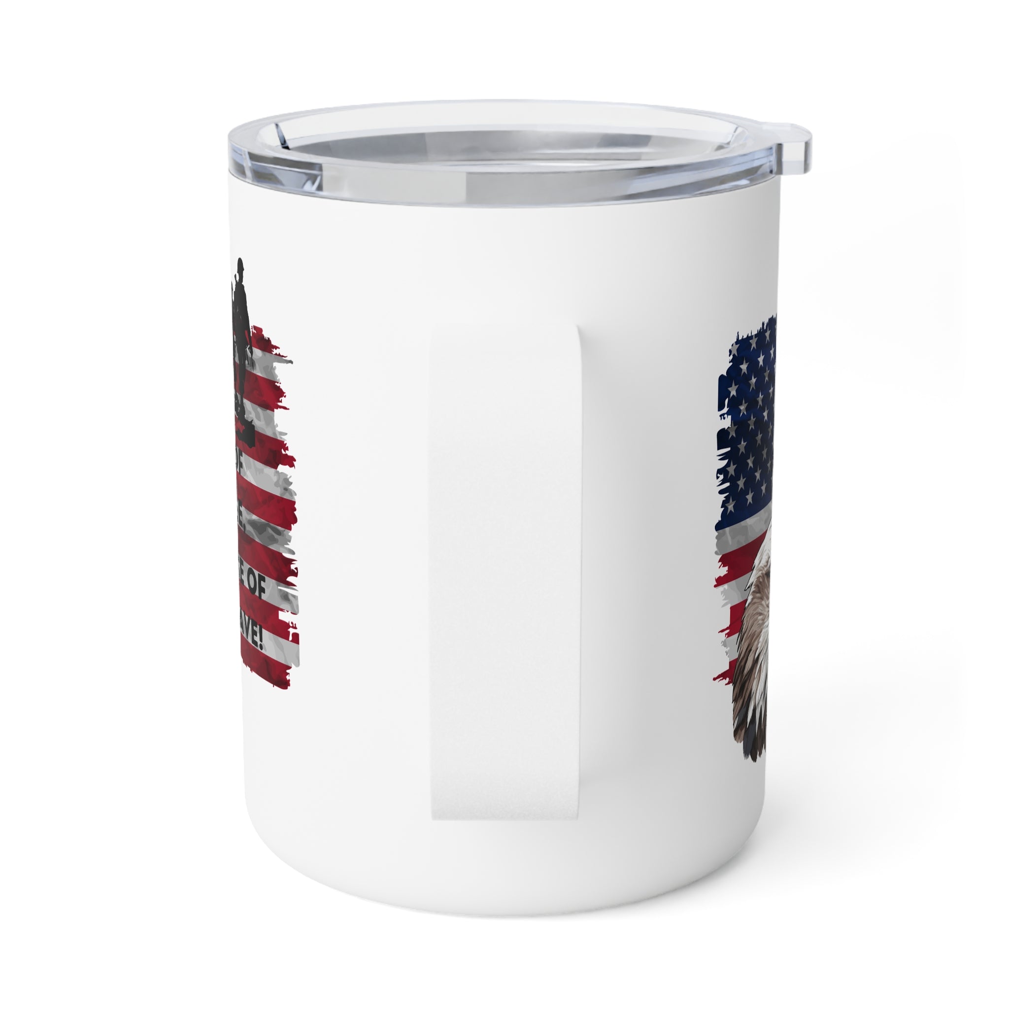 American Flag & Bald Eagle Tribute Tumbler (10oz.)