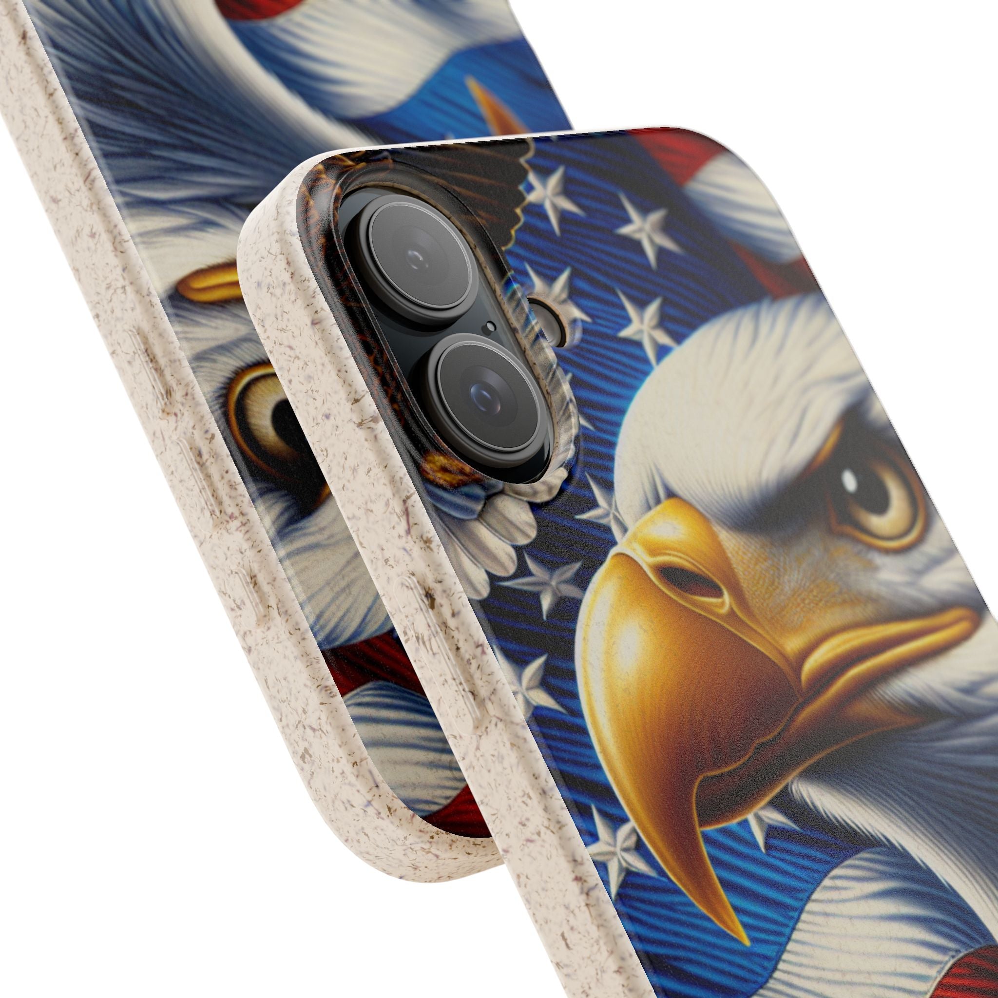 Patriotic Eagle Phone Case (Biodegradable)