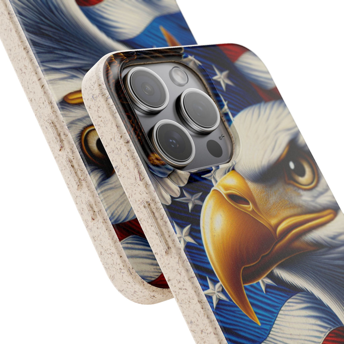 Patriotic Eagle Phone Case (Biodegradable)
