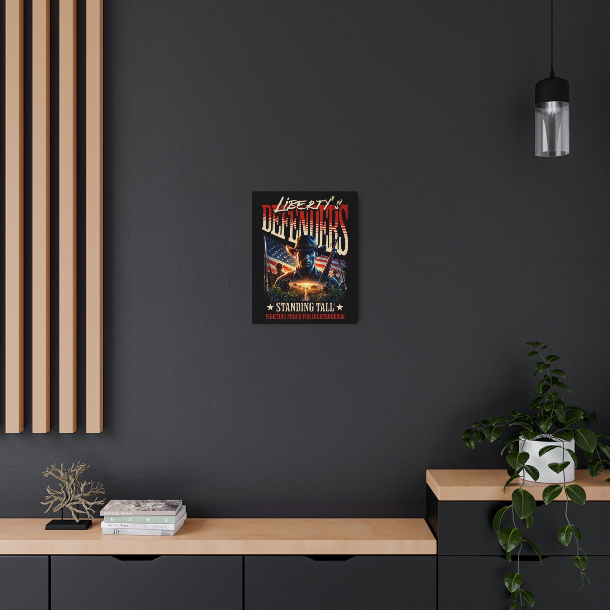 Liberty's Defenders Metal Sign