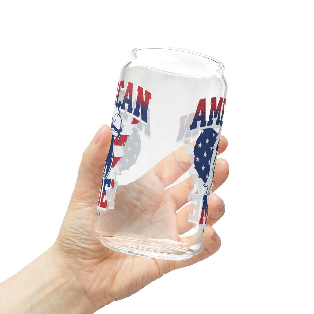 American Made Eagle Sipper Glass (16oz)