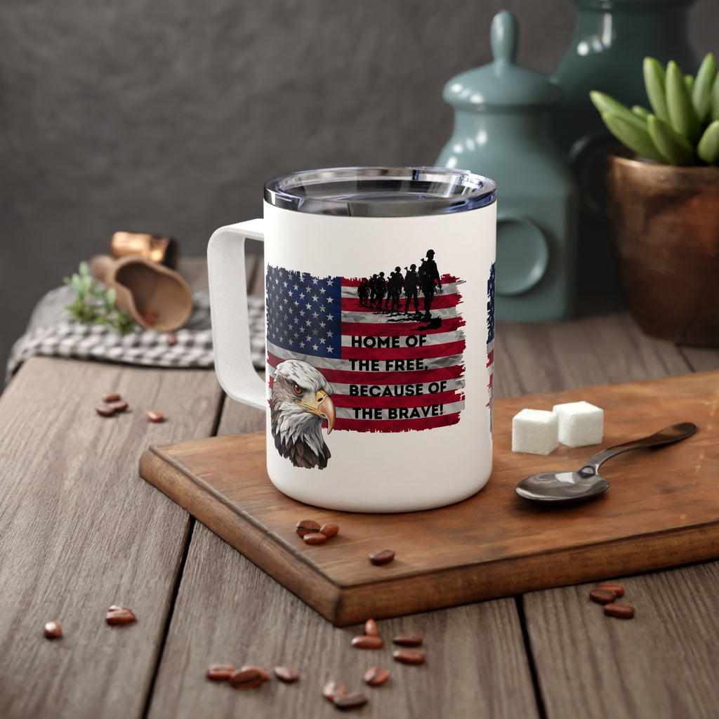 American Flag & Bald Eagle Tribute Tumbler (10oz.)