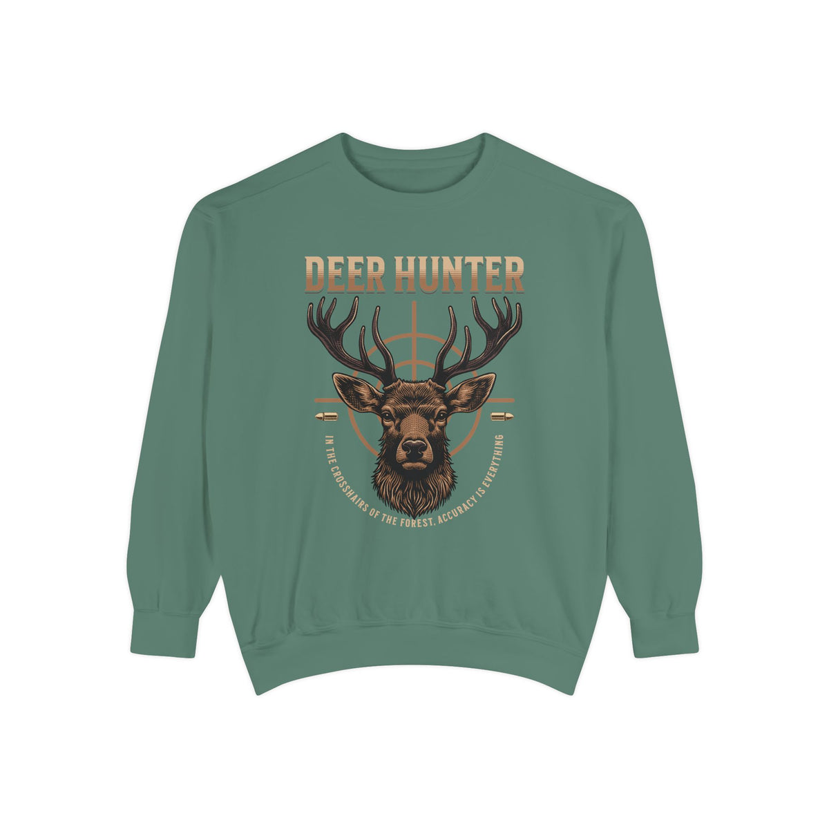 Deer Hunter with Bullets Crewneck
