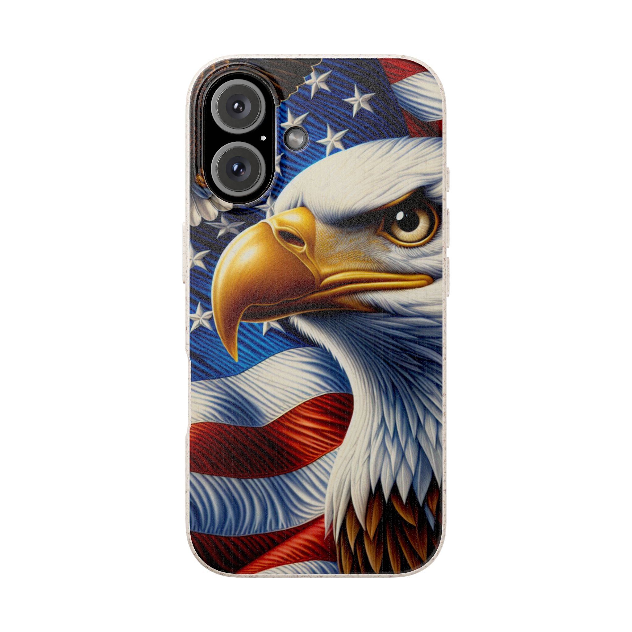 Patriotic Eagle Phone Case (Biodegradable)