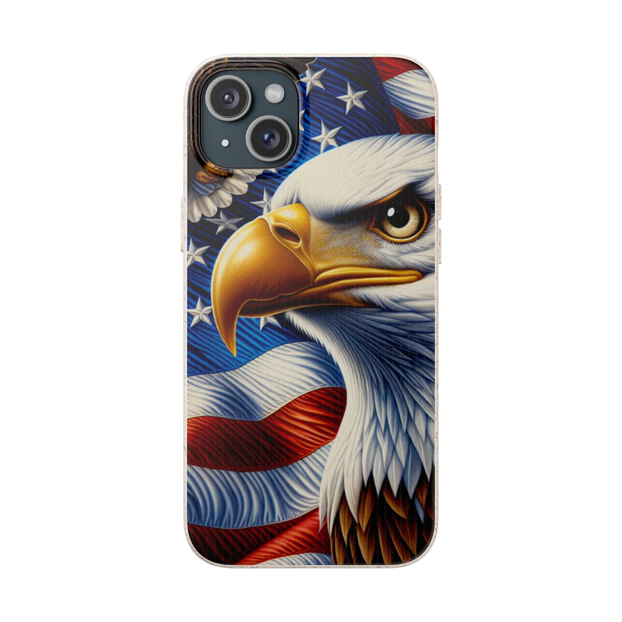 Patriotic Eagle Phone Case (Biodegradable)