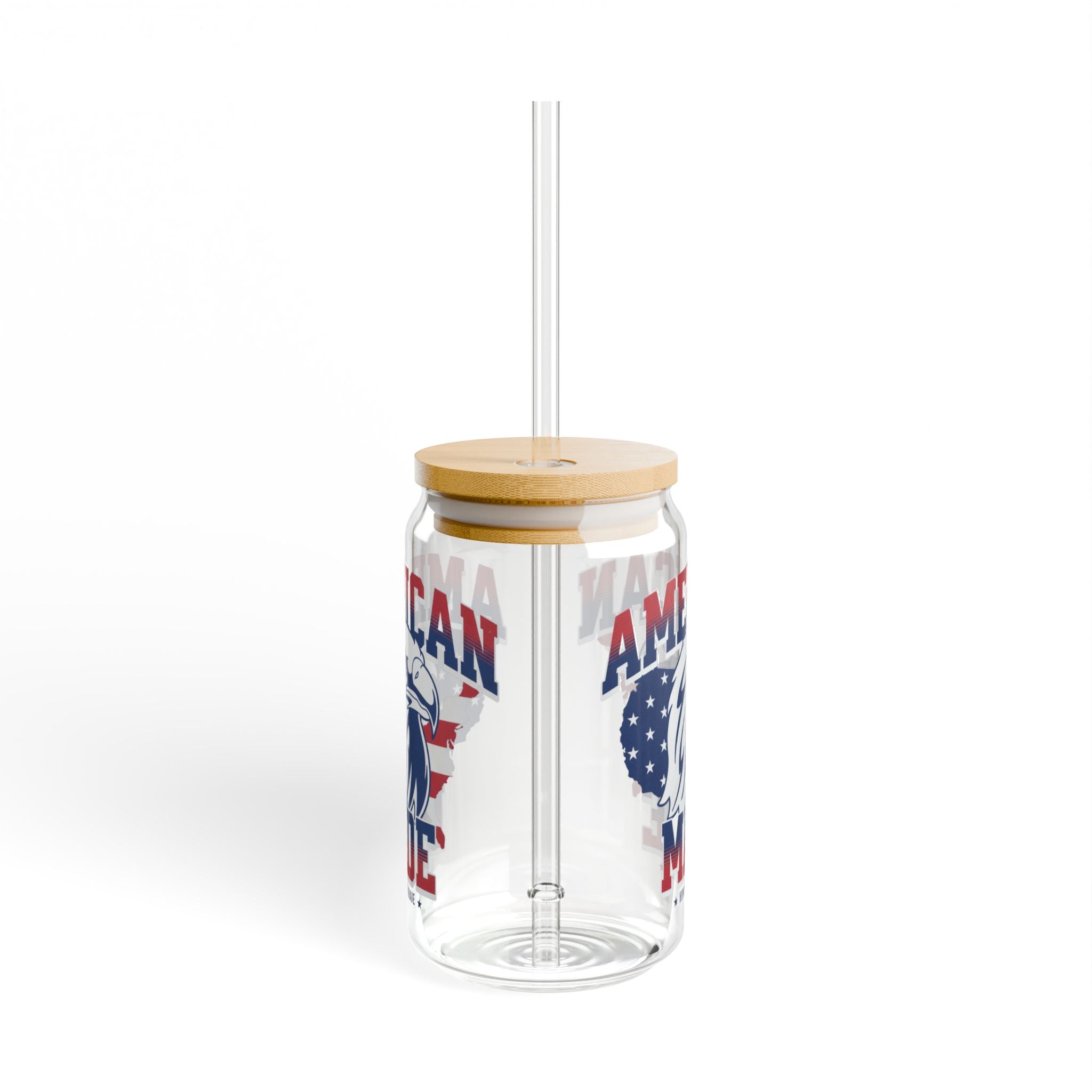 American Made Eagle Sipper Glass (16oz)