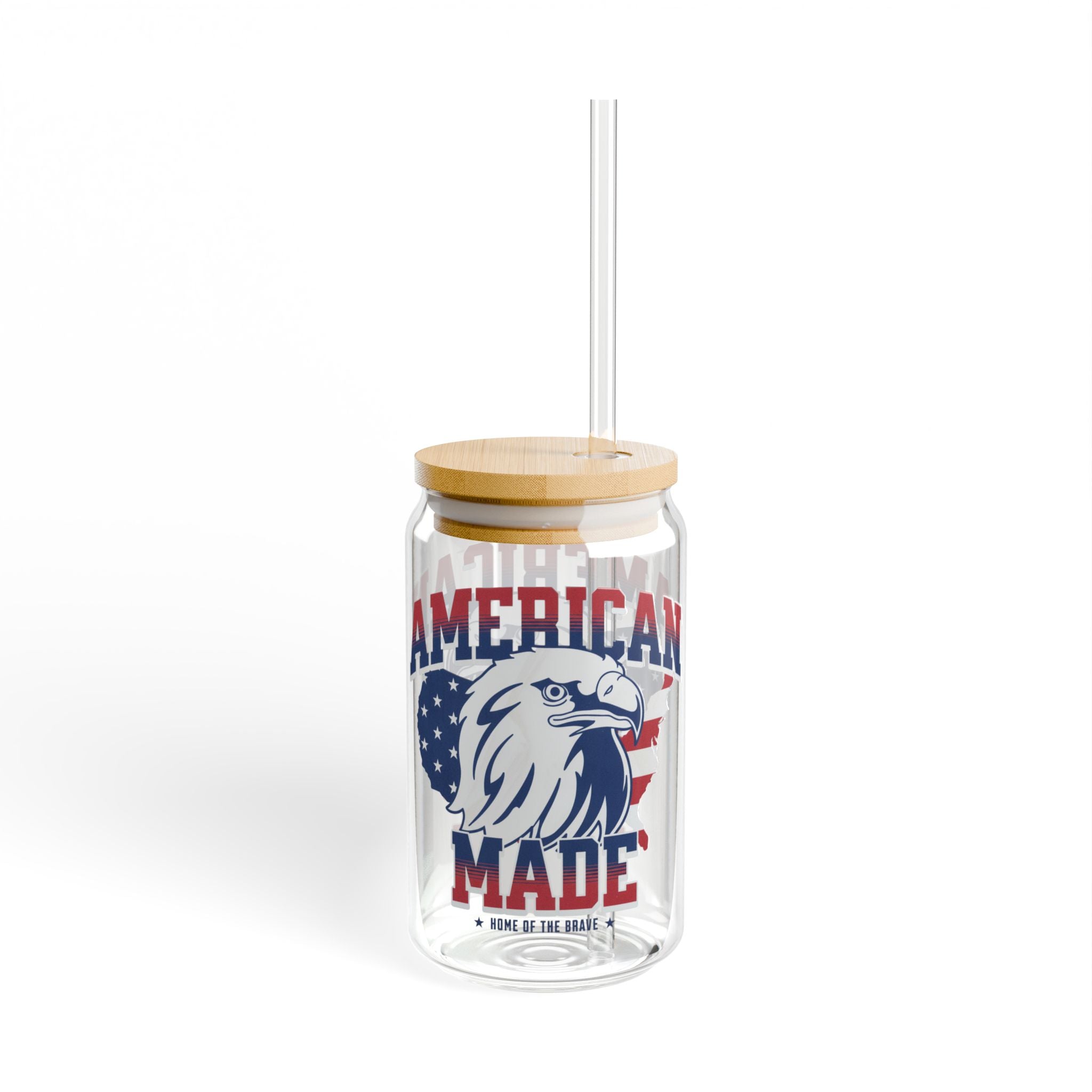 American Made Eagle Sipper Glass (16oz)