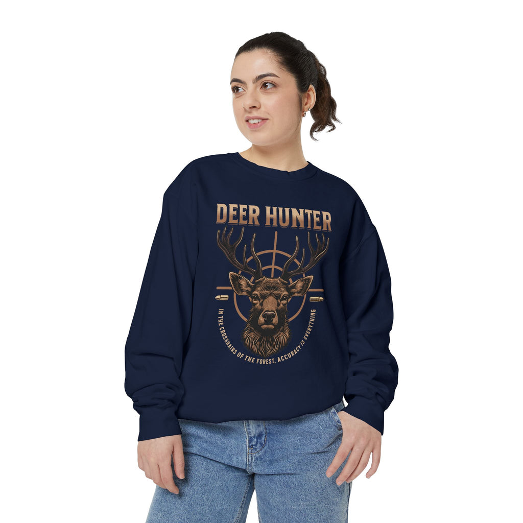 Deer Hunter with Bullets Crewneck