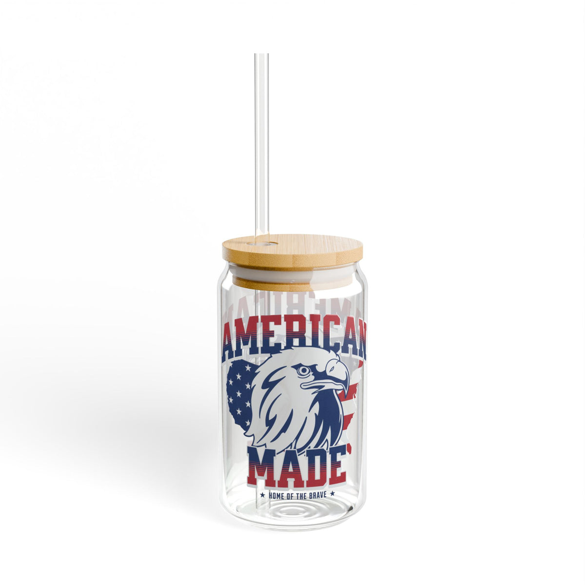 American Made Eagle Sipper Glass (16oz)
