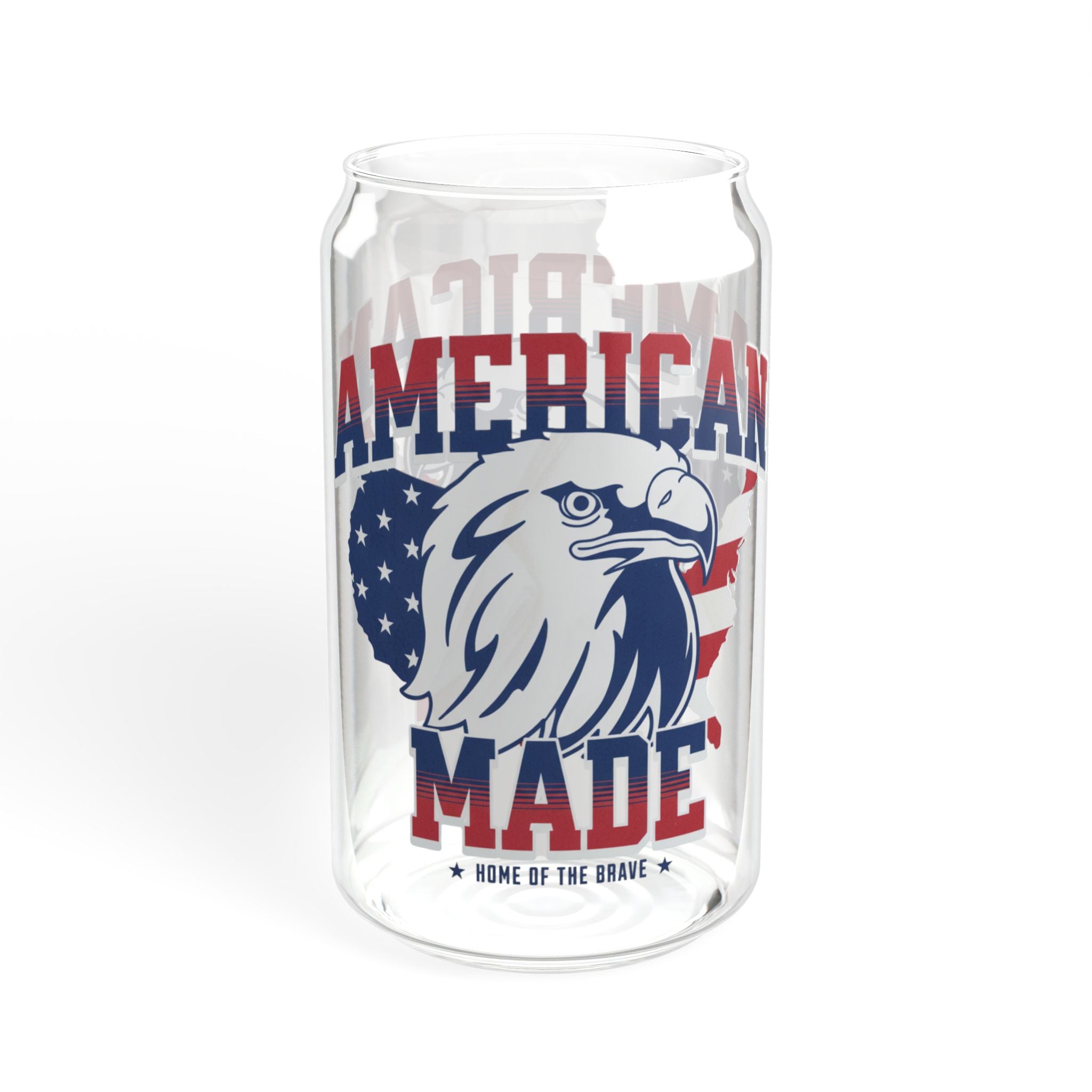 American Made Eagle Sipper Glass (16oz)